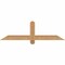 Ekena Millwork Eugene Smooth Timber Gable Bracket, Western Red Cedar, 48"W x 14"H x 1 1/2"D x 3 1/2"F, 7/12 Pitch GBW048X14X0204EUG00SWR - alternate 1